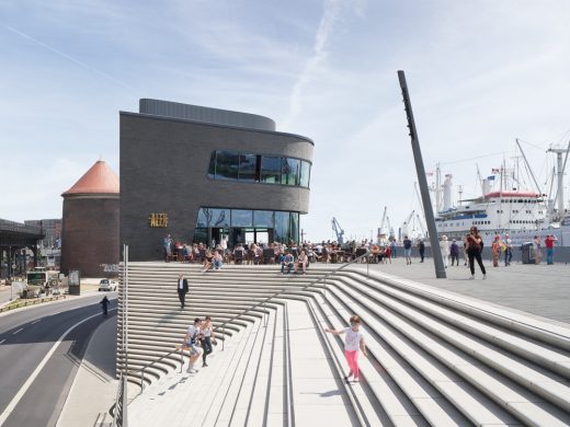 Niederhafen River Promenade Hamburg