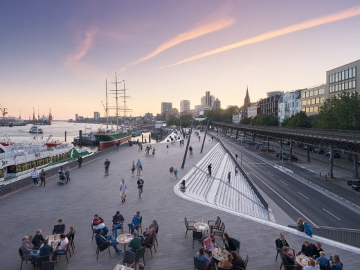 Niederhafen River Promenade Hamburg