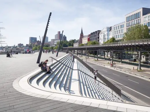 Niederhafen River Promenade Hamburg