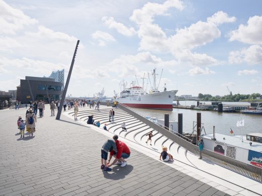 Niederhafen River Promenade Hamburg