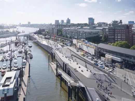 Niederhafen River Promenade Hamburg