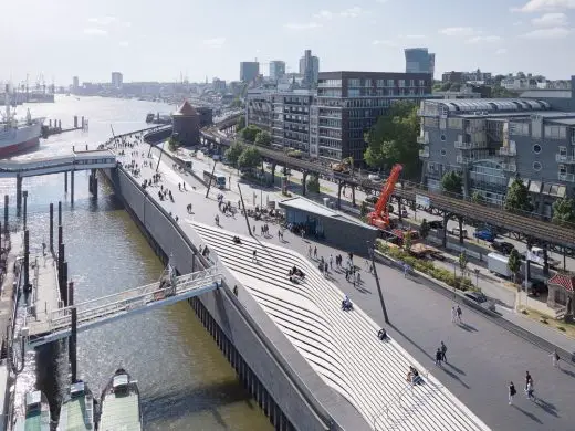 Niederhafen River Promenade Hamburg