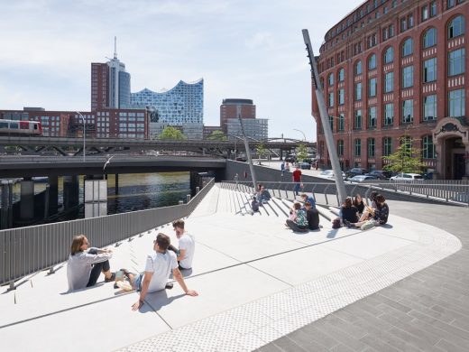 Niederhafen River Promenade Hamburg