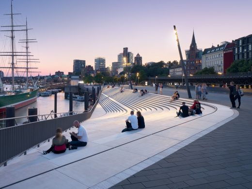 Niederhafen River Promenade Hamburg