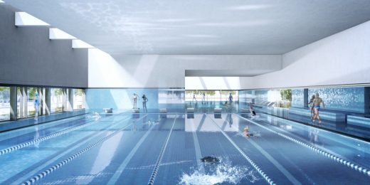 Ost Indoor Swimming Pool in Leipzig Building