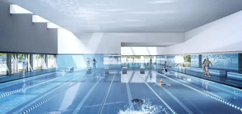 Ost Indoor Swimming Pool in Leipzig Building