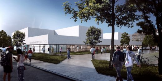 Ost Indoor Swimming Pool in Leipzig Building