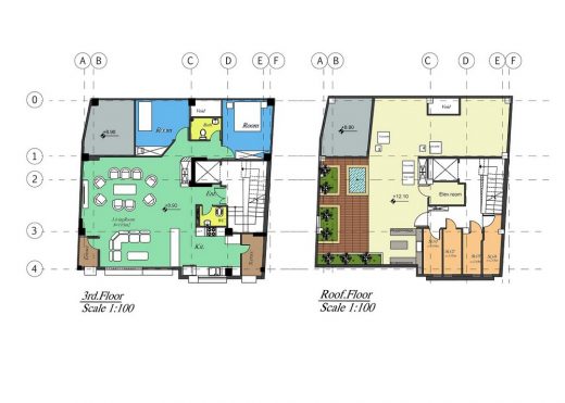 Housing in Isfahan on Mosala Street upper plan