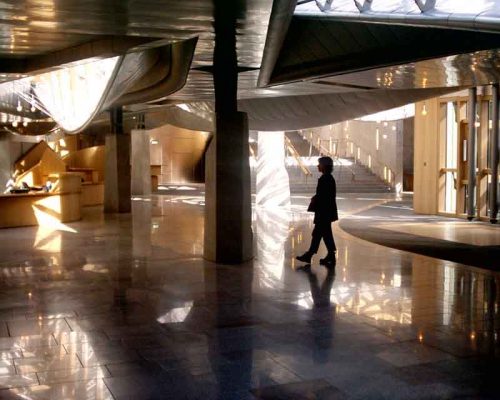 Scottish Parliament MSP Foyer interior design