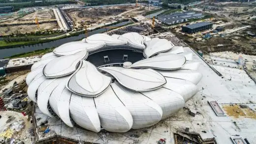 Hangzhou Olympic Tennis Centre building China