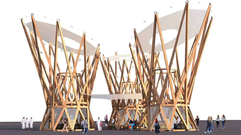 Timber Pavilion Dubai Design Week 2019