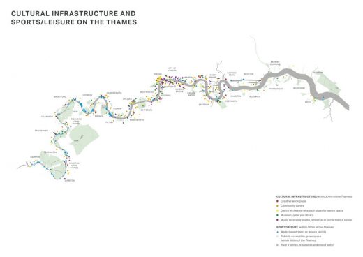 The Case for a River Thames Cultural Vision London plan layout