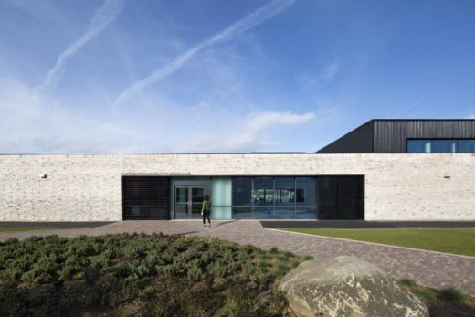 Clydebank Community Sport Hub building design by Marc Kilkenny-Architects
