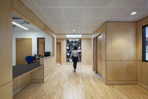 Clydebank Community Sport Hub building interior design by Marc Kilkenny-Architects