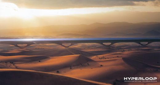HyperloopTT Sustainable Transportation Infrastructure by MAD