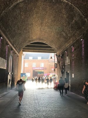 Railway brick arch in London