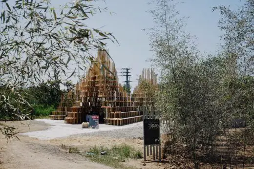 Pear Orchard Cabins Competition, Jiangsu, Bamboo Huts