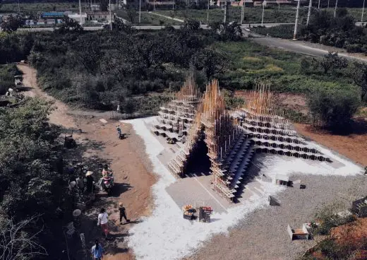 Pear Orchard Cabins Competition, Jiangsu, Bamboo Huts