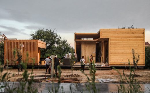 Pear Orchard Cabins Competition, Jiangsu, Wedge in Motion