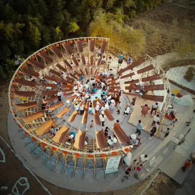 Stair Climbing Amphitheater by Shandong Jianzhu University × Chinese Culture University