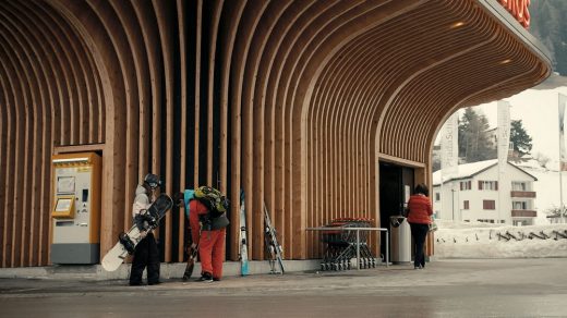 Chur Bus Terminal building Switzerland