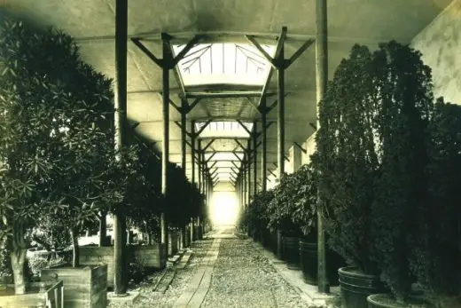 Rockefeller family estate Westchester orangerie interior