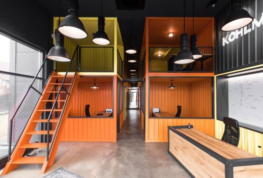 Shipping Containers Office Cieplewo Gdansk - Polish Architecture News