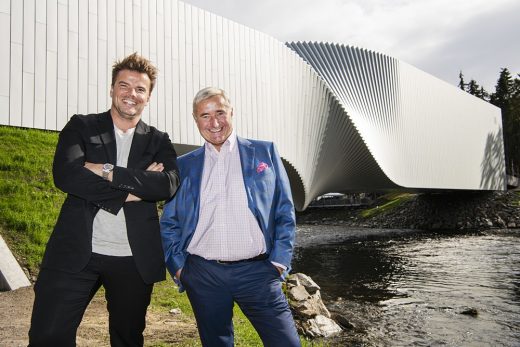 Bjarke Ingels BIG The Twist at Kistefos building opening day