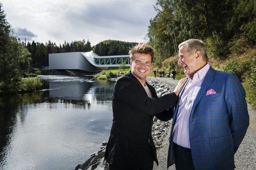 Bjarke Ingels The Twist at Kistefos, Jevnaker Museum building opening day