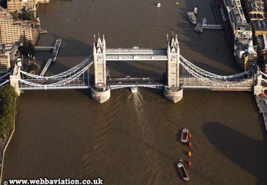 London Tower Bridge aerial photo