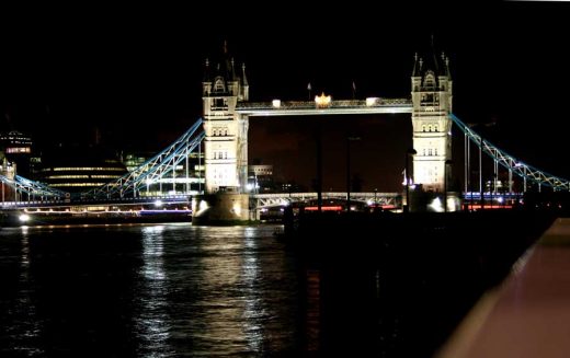 Tower Bridge London at night