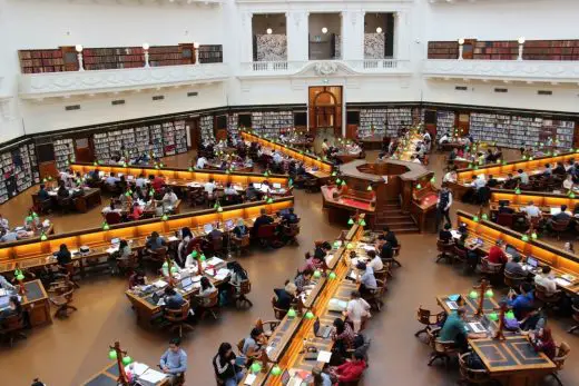 Top 10 Institutions of Architecture in the UK library interior