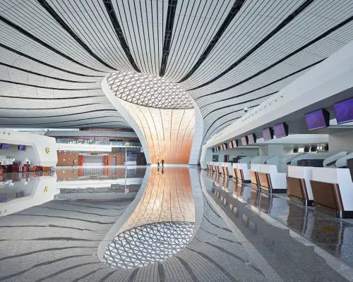 Building in China design by Zaha Hadid Architects and ADP Ingeniérie