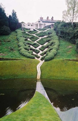 Charles Jencks Garden of Cosmic Speculation at Portrack House, Scotland