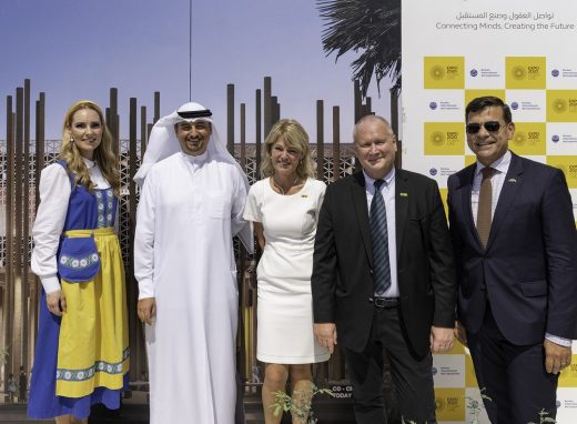 2020 Expo Dubai Swedish Pavilion tree planting ceremony