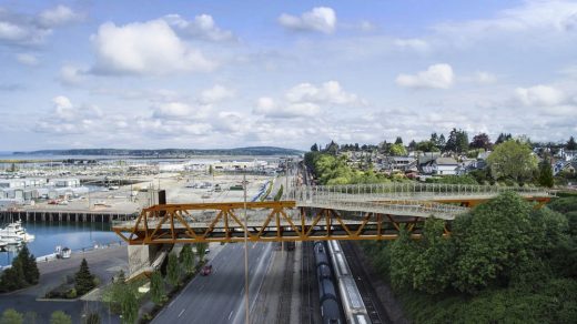 Everett Grand Avenue Pedestrian Bridge - American Bridge Designs