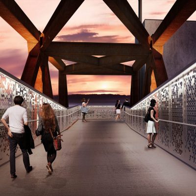 Everett Grand Avenue Pedestrian Bridge