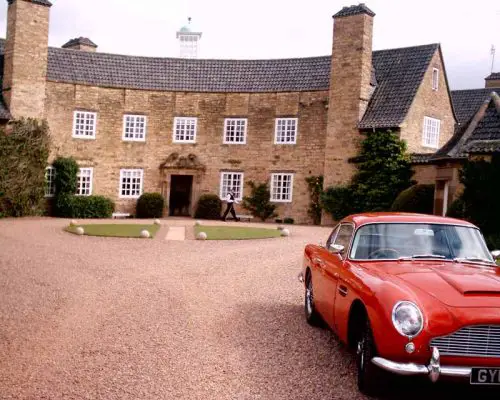 Grey Walls Gullane hotel East Lothian Aston Martin car