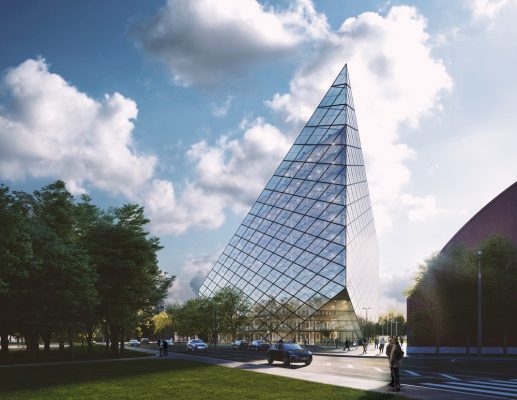Hanzas Spire Tower Riga Latvian Architecture News