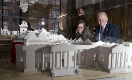 Architect’s model of Paisley Museum