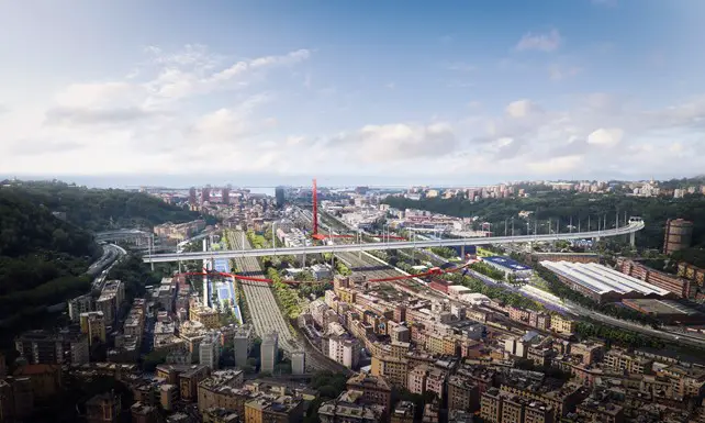 Parco del Ponte in Genoa Competition winning design Italy