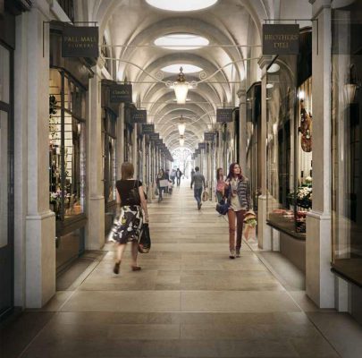 Royal Opera Arcade London renewal by Donald Insall Associates