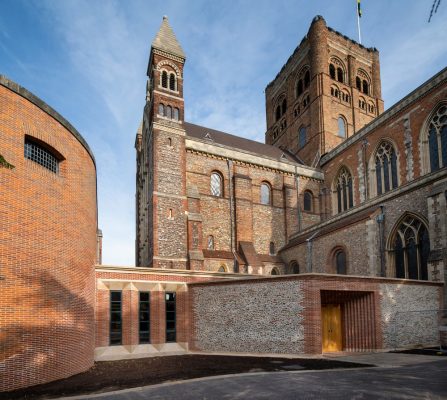 New St Albans Cathedral Welcome Centre Building, Hertfordshire