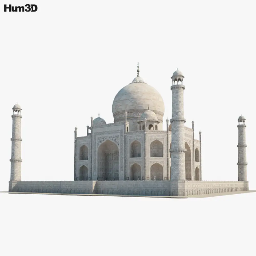 Famous Taj Mahal building India