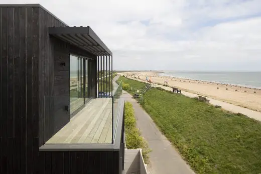 The Line Houses Camber Sands Beach East Sussex