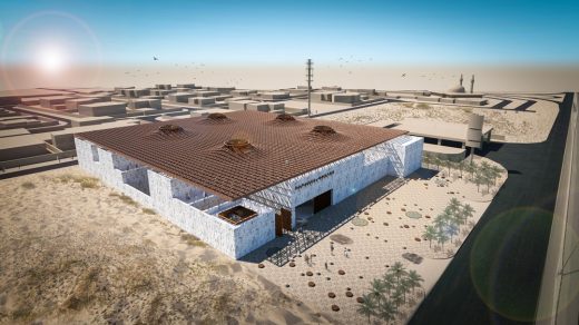 Barjeel Museum for Modern Arab Art in Sharjah UAE building design