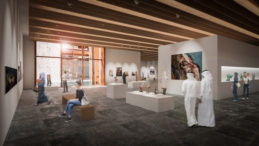 Barjeel Museum for Modern Arab Art in Sharjah UAE building design