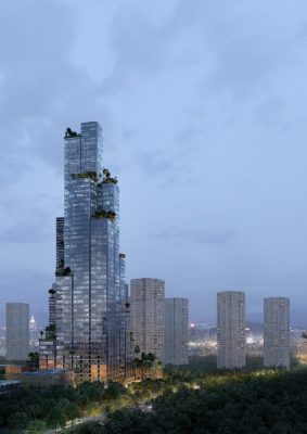 Konka Tower Shenzhen Building design by Mecanoo Architects