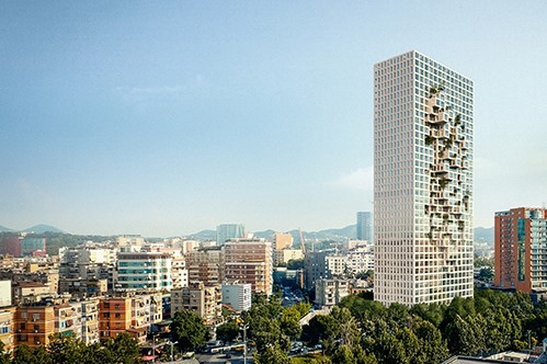 One Tower in Tirana, Albania building