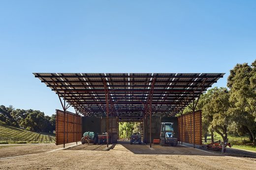 Saxum Vineyard Equipment Barn Paso Robles